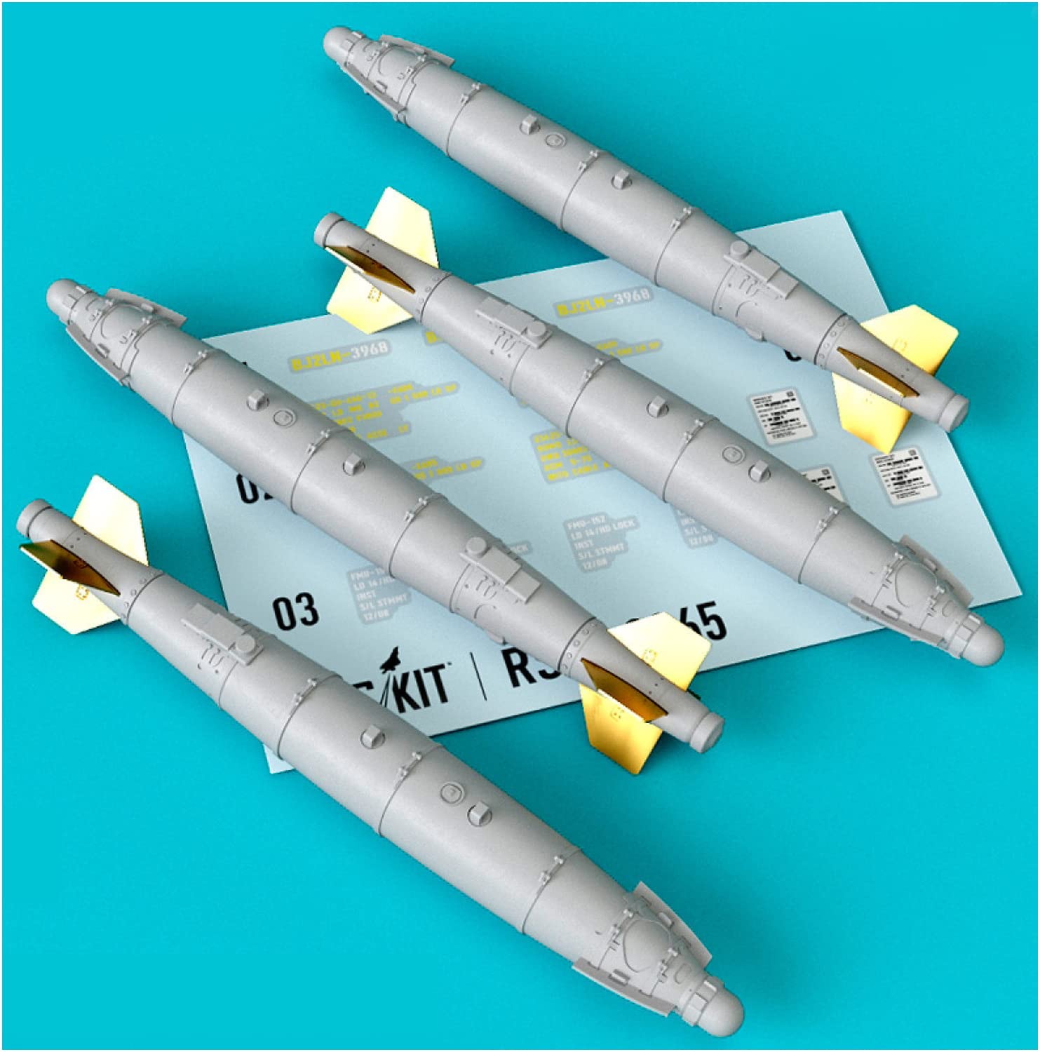 Amazon | レスキット 1/72 GBU-54 LJDAM 500ポンド爆弾 空軍型 4